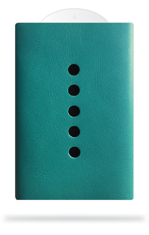 cabana - slim wallet - teal