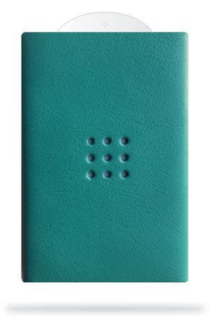 cabana - slim wallet - teal