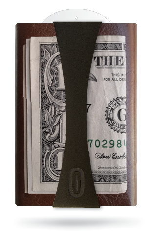 rusted - slim wallet - zerOz