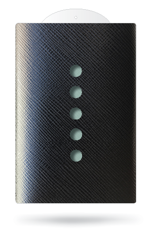 hashtag black - slim wallet - zerOz
